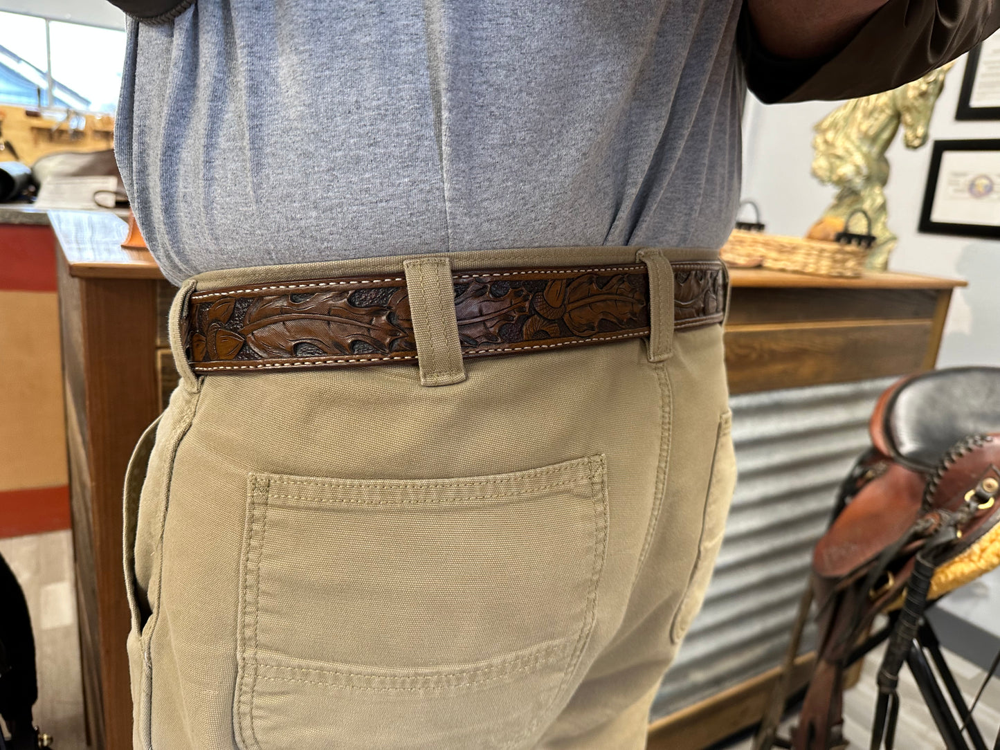 CUSTOM Western Leather Belt