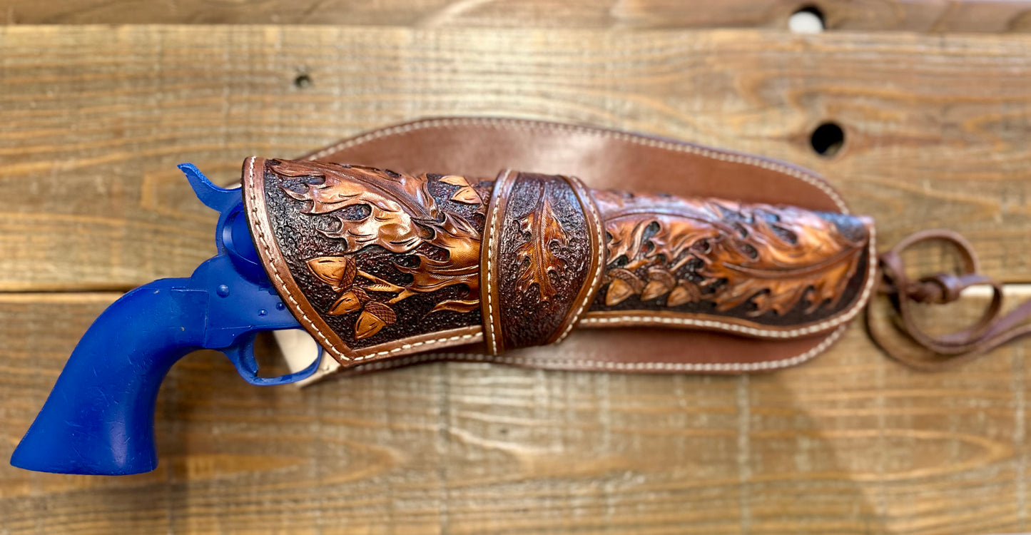 Carved Western/Cowboy Holster