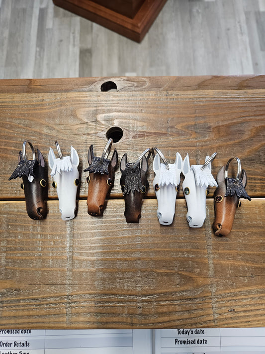 Horse Head Keychains