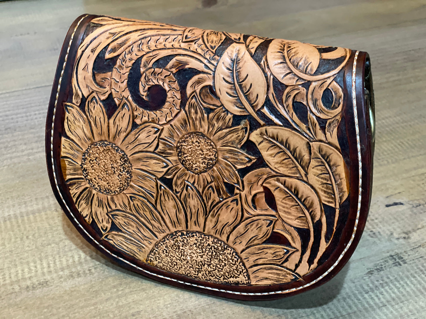 Woman’s Western purse - Sunflower crossbody purse